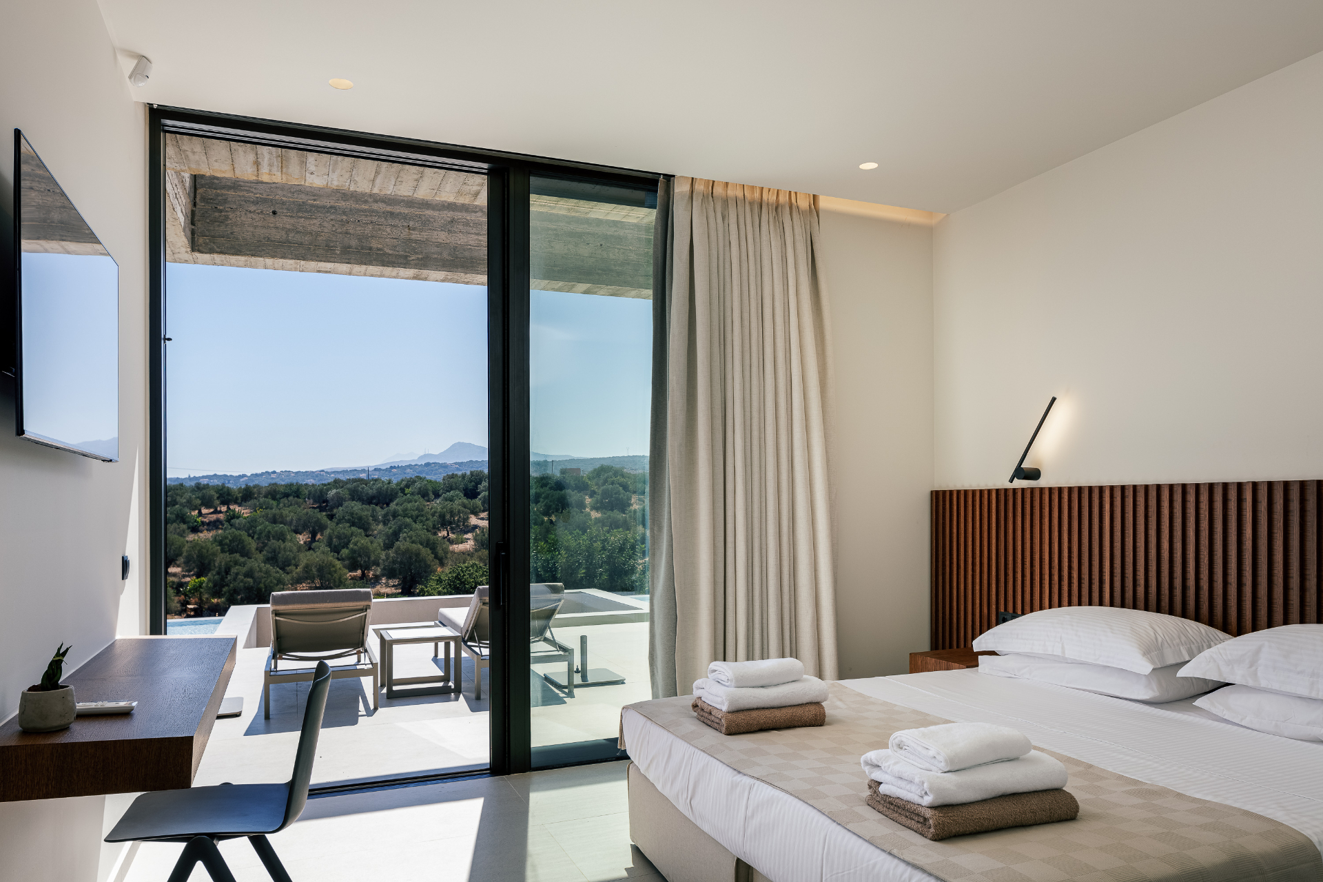 Kreta — Suite mit Olivenhain-Blick